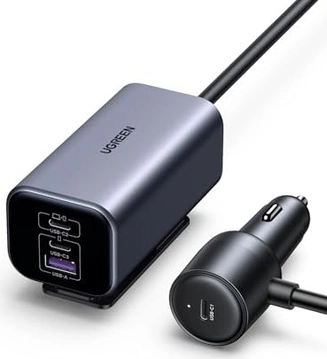 Ugreen 150W GaN PD3.0 автомобільна зарядка з 4-Ports