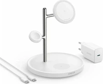 Anker MagGo бездротова зарядна станція (3-в-1 Stand) white