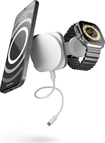 Zens 2-в-1 MagSafe + Watch travel charger white