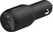 Belkin BoostCharge Dual USB-C автомобільна зарядка 36W black