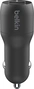 Belkin BoostCharge Dual USB-A автомобільна зарядка 24W + USB-A to micro USB black