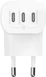 Belkin BoostCharge USB-C charger з three connectors and PPS (67W) white