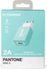 Celly Pantone wall Charger USB white/light blue