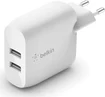 Belkin BoostCharge Dual USB-A Charger 24W white