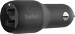 Belkin BoostCharge Dual USB-A автомобільна зарядка 24W black