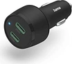 Hama car-quick charger 2x USB-C PD 45 W black