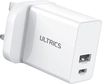Ultrics USB-C Charger Plug 2-port 33W white