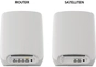 Netgear Orbi Wi-Fi 6, 760 Serie RBK763S, AX5400, Router und 2x Repeater Set, 3er-Bundle